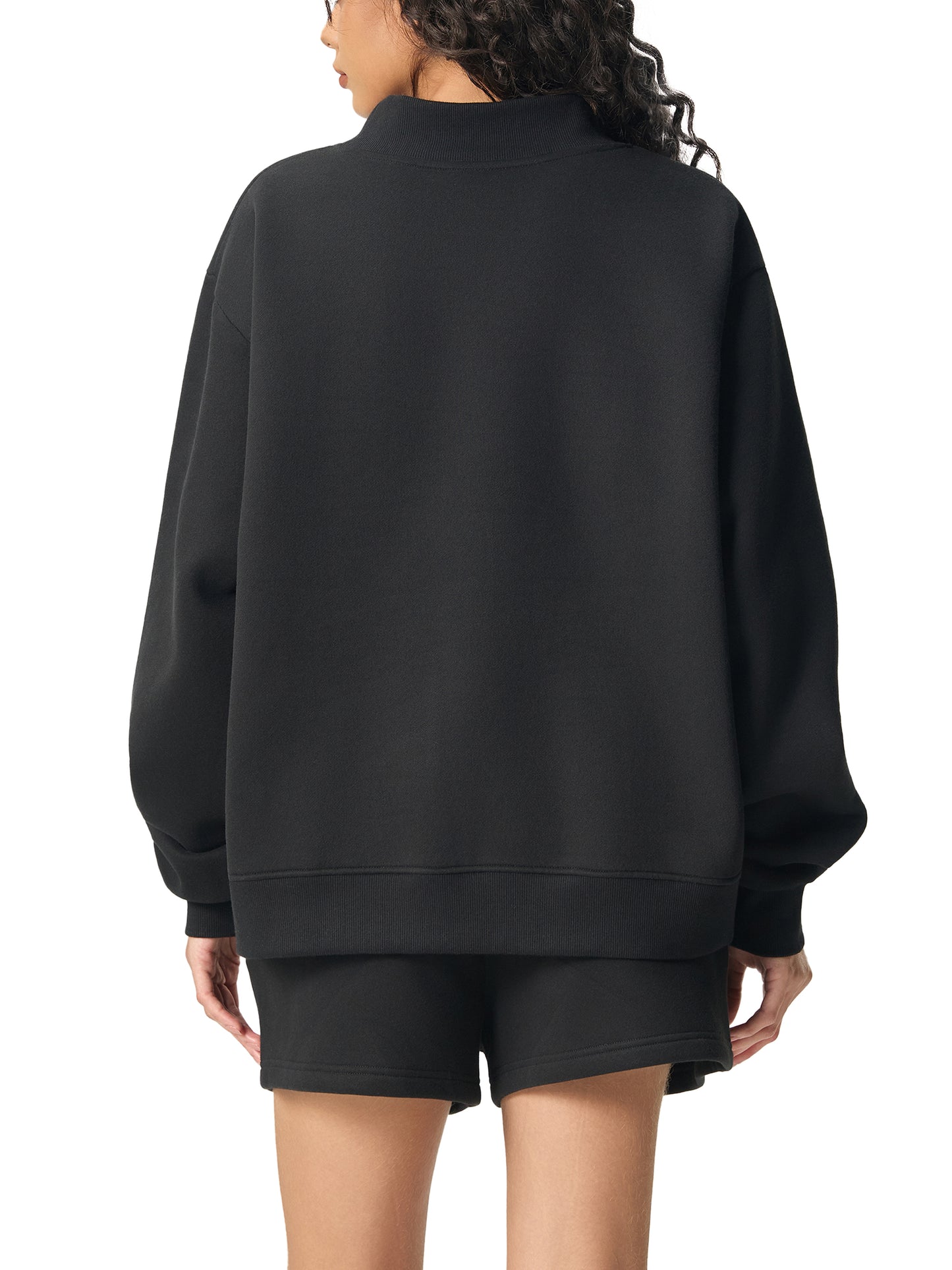 Adult Mock Neck Crewneck