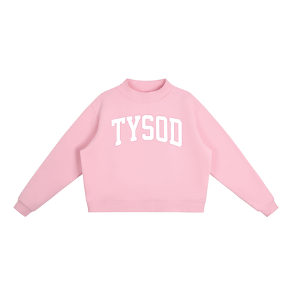 Adult Mock Neck Crewneck