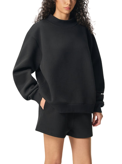 Adult Mock Neck Crewneck